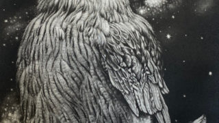 生田宏司オンライン展覧会を開催中！第4回星空とふくろうをテーマと
