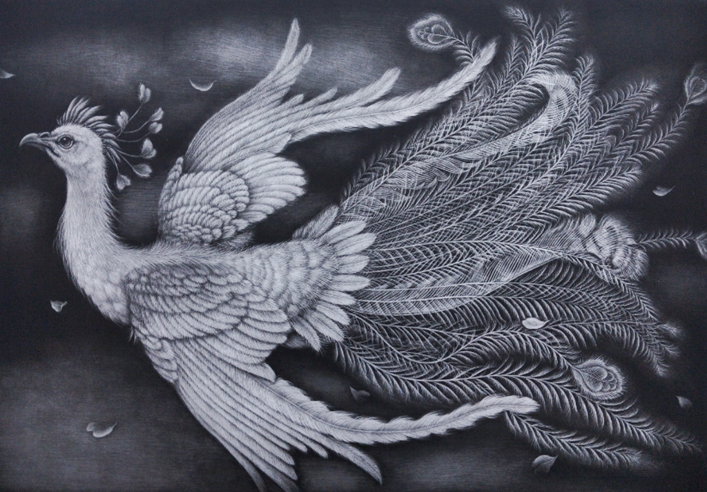 白鳳飛翔図